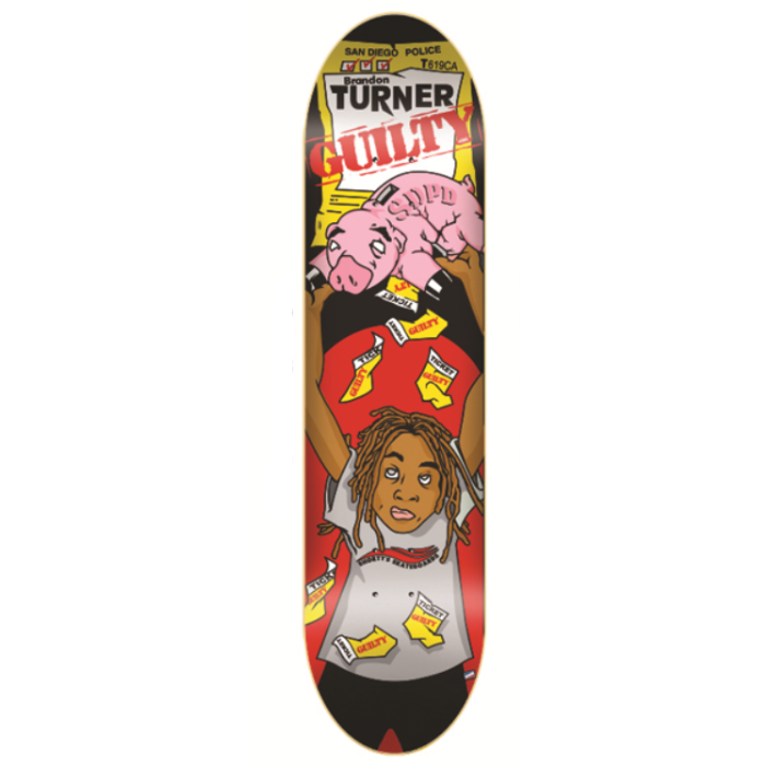 Shortys Reissue Skateboard Deck - Brandon Turner Guilty