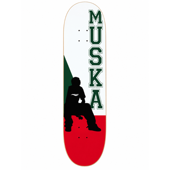Shortys Muska Silhouette Skateboard Deck - MISPRINT
