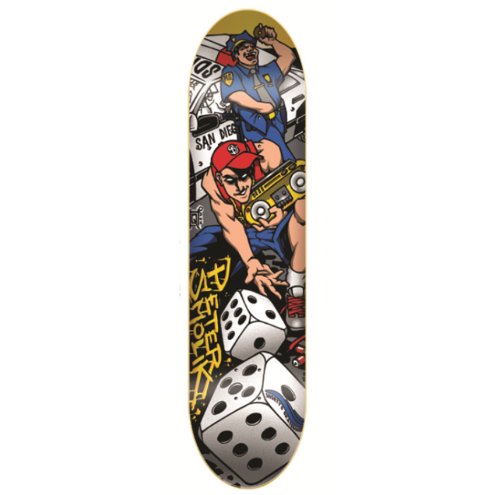 Shortys Reissue Skateboard Deck - Peter Smolik Dice