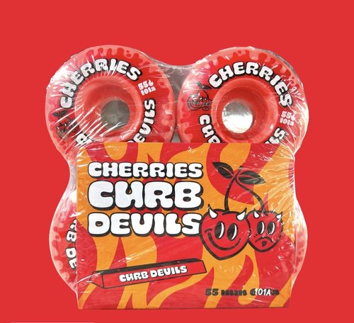 Cherries Wheels Curb Devils 55mm Skateboard Wheels
