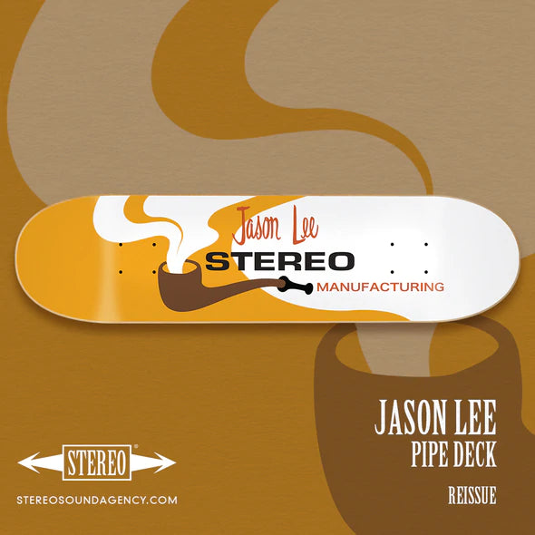 Stereo Jason Lee Pipe Skateboard Deck - 1993 Reissue