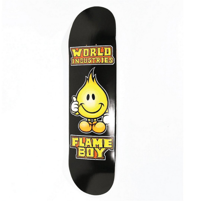 World Industries Flame Boy Solid Gold Skateboard Deck