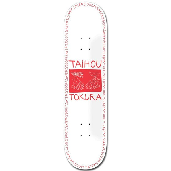 Doomsayers Skateboard Deck - Snake Shake Red Foil 8.75" - TAIHOU T4 TOKURA PRO DECK