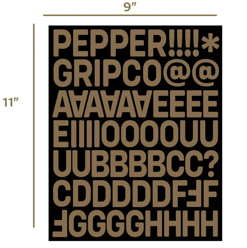 Pepper Griptape Alphanumeric Custom Grip Kit