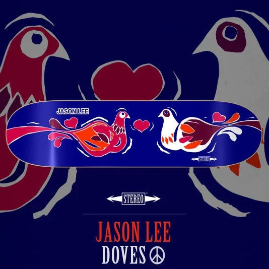 Stereo Jason Lee Doves Skateboard Deck - 1993 Reissue