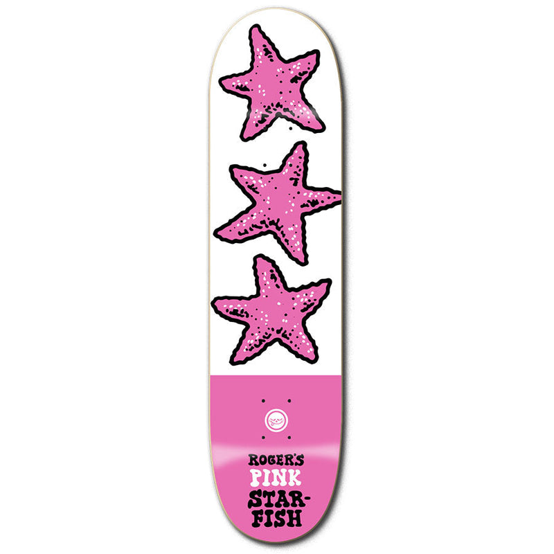 Pink Starfish Skateboard Deck