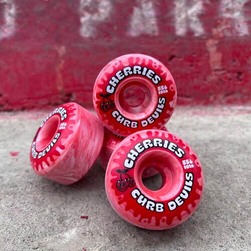 Cherries Wheels Curb Devils 55mm Skateboard Wheels